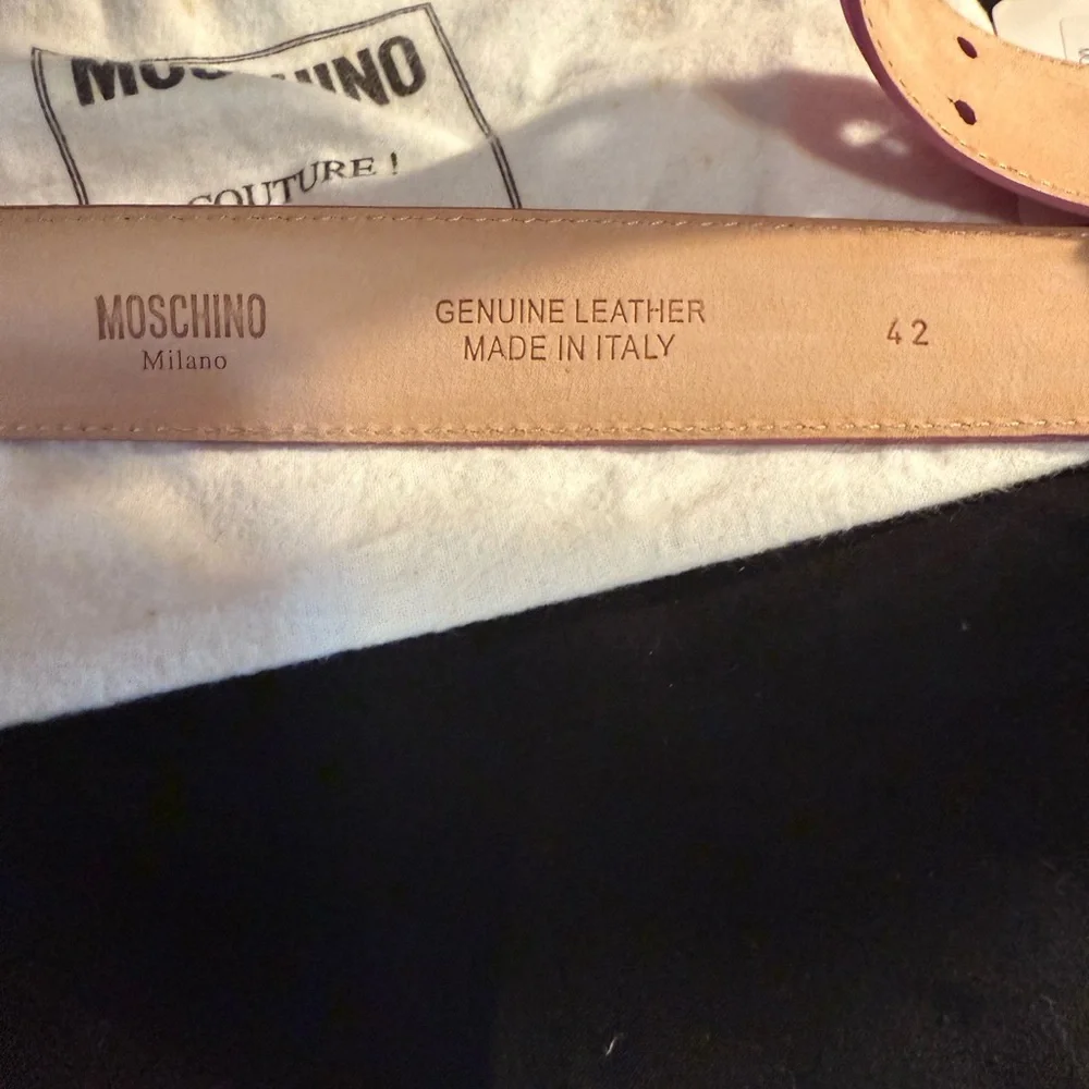 Moschino Couture Pink Belt - Picture 5 of 7